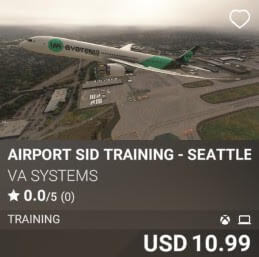 Airport SID Training - Seattle Tacoma (KSEA) by VA SYSTEMS. USD 10.99