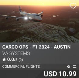 Cargo Ops - F1 2024 - Austin by VA SYSTEMS. USD 10.99