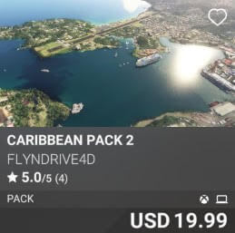 Caribbean Pack 2 by flyndrive4D. USD 19.99