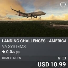 Landing Challenges - American Airlines - Vol 10 by VA SYSTEMS. USD 10.99