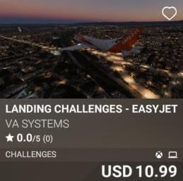 Landing Challenges - EasyJet - Vol 9 by VA SYSTEMS. USD 10.99