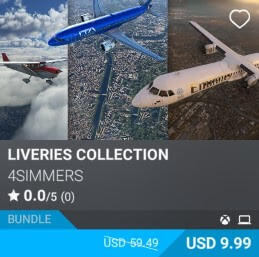 Liveries Collection by 4simmers. USD 9.99