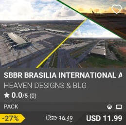 SBBR Brasilia International Airport by Heaven Designs & BLG. USD 16.49 (on sale for 11.99)