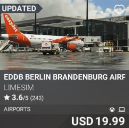 EDDB Berlin Brandenburg Airport by LIMESIM. USD 19.99