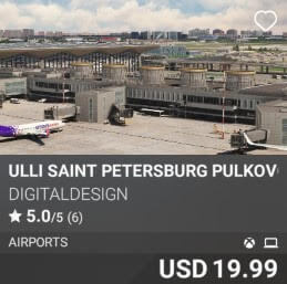 ULLI Saint Petersburg Pulkovo airport by DigitalDesign. USD 19.99