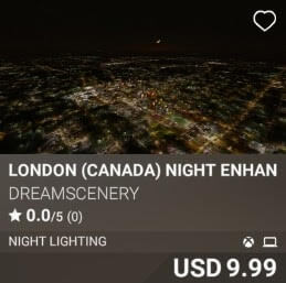 London (Canada) Night Enhanced by DreamScenery. USD 9.99