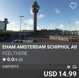 EHAM Amsterdam Schiphol Airport by FeelThere. USD 14.99