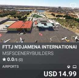 FTTJ N'Djamena International Airport by msfscenerybuilders. USD 14.99