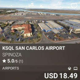 KSQL SAN CARLOS AIRPORT by SPINOZA. USD 18.49