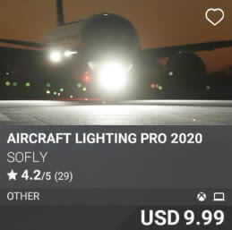 Aircraft Lighting Pro 2020 by SoFly. USD 9.99