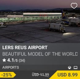 LERS Reus Airport by Beautiful Model of the World. USD 11.99 (on sale for 8.99)