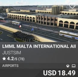 LMML Malta International Airport by JustSim. USD 18.49