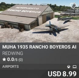 MUHA 1935 Rancho Boyeros Airport by REDWING. USD 8.99