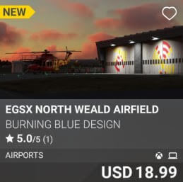 EGSX North Weald Airfield by Burning Blue Design. USD 18.99