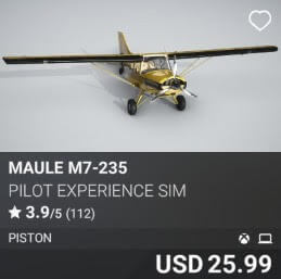 Maule M7-235 by Pilot Experience Sim. USD 25.99