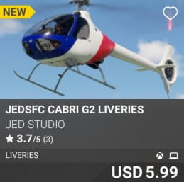 JEDSFC Cabri G2 Liveries by JED Studio. USD 5.99