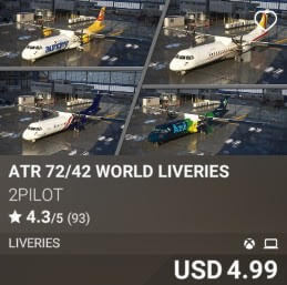 ATR 72/42 WORLD LIVERIES by 2PILOT. USD 4.99