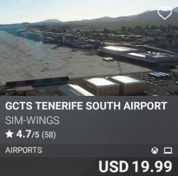 GCTS Tenerife South Airport by Sim-Wings. USD 19.99