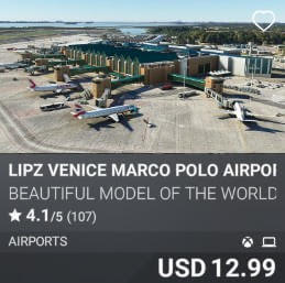 LIPZ Venice Marco Polo Airport by Beautiful Model of the World. USD 12.99