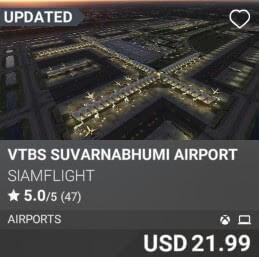 VTBS Suvarnabhumi Airport by siamflight. USD 21.99