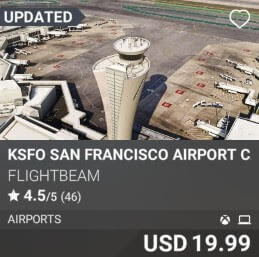 KSFO San Francisco Airport Captain's Edition by Flightbeam. USD 19.99