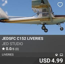 JEDSFC C152 Liveries by JED Studio. USD 4.99