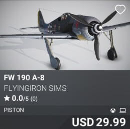 Fw 190 A-8 by FlyingIron Sims. USD 29.99