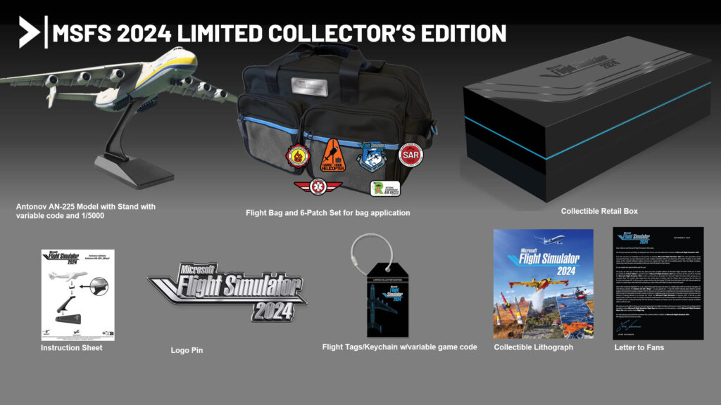 MSFS 2024 Limited Collector's Edition Contents