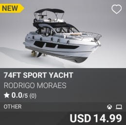 74ft Sport Yacht by Rodrigo Moraes. USD 14.99