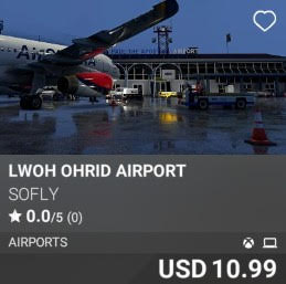 LWOH Ohrid Airport by SoFly. USD 10.99