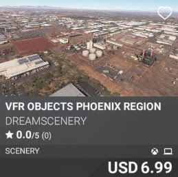 VFR Objects Phoenix Region by Dreamscenery. USD 6.99