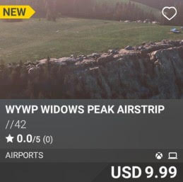 WYWP Widows Peak Airstrip by //42. USD 9.99