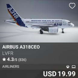 Airbus A318ceo by lvfr. USD 19.99