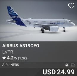 Airbus A319ceo by lvfr. USD 24.99