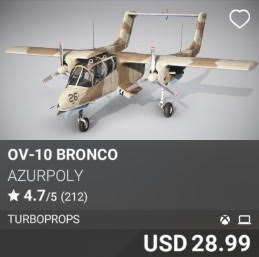 OV-10 Bronco by AzurPoly. USD 28.99