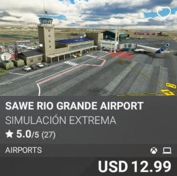 SAWE Rio Grande Airport by Simulación Extrema. USD 12.99