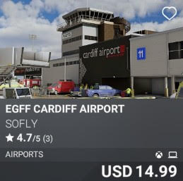 EGFF Cardiff Airport by SoFly. USD 14.99