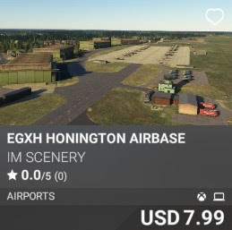 EGXH Honington Airbase by IM Scenery. USD 7.99