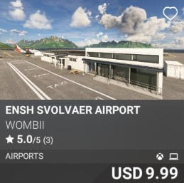 ENSH Svolvaer Airport by Wombii. USD 9.99