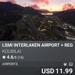 LSMI INTERLAKEN AIRPORT + REGA10 by koubilai. USD 11.99