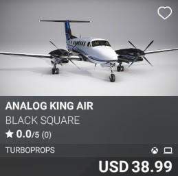 Analog King Air by Black Square. USD 38.99