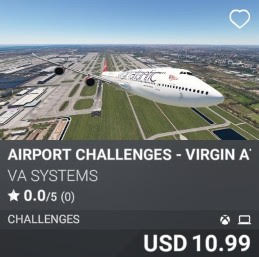 Airport Challenges - Virgin Atlantic - Vol 3 by VA SYSTEMS. USD 10.99