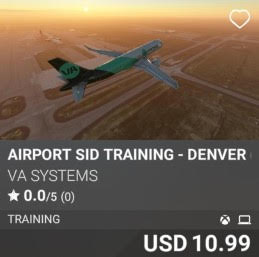 Airport SID Training - Denver (KDEN) by VA Systems. USD 10.99