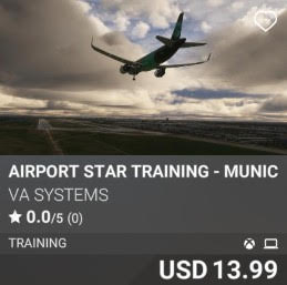 Airport STAR Training - Munich (EDDM) by VA SYSTEMS. USD 13.99