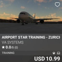 Airport STAR Training - Zurich (LSZH) by VA SYSTEMS. USD 10.99