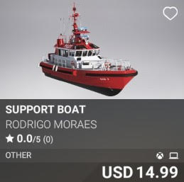 Support Boat by Rodrigo Moraes. USD 14.99