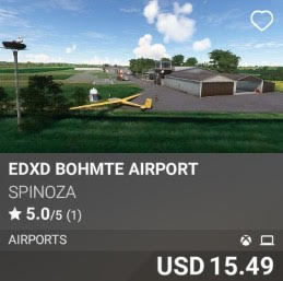 EDXD BOHMTE AIRPORT by SPINOZA. USD 15.49