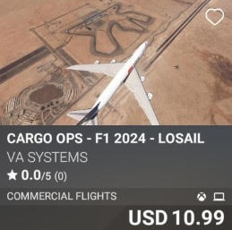 Cargo Ops - F1 2024 - Losail by VA SYSTEMS. USD 10.99