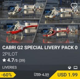 CABRI G2 SPECIAL LIVERY PACK 01 by 2PILOT. USD 4.99 (on sale for 1.99)