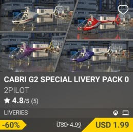 CABRI G2 SPECIAL LIVERY PACK 02 by 2PILOT. USD 4.99 (on sale for 1.99)